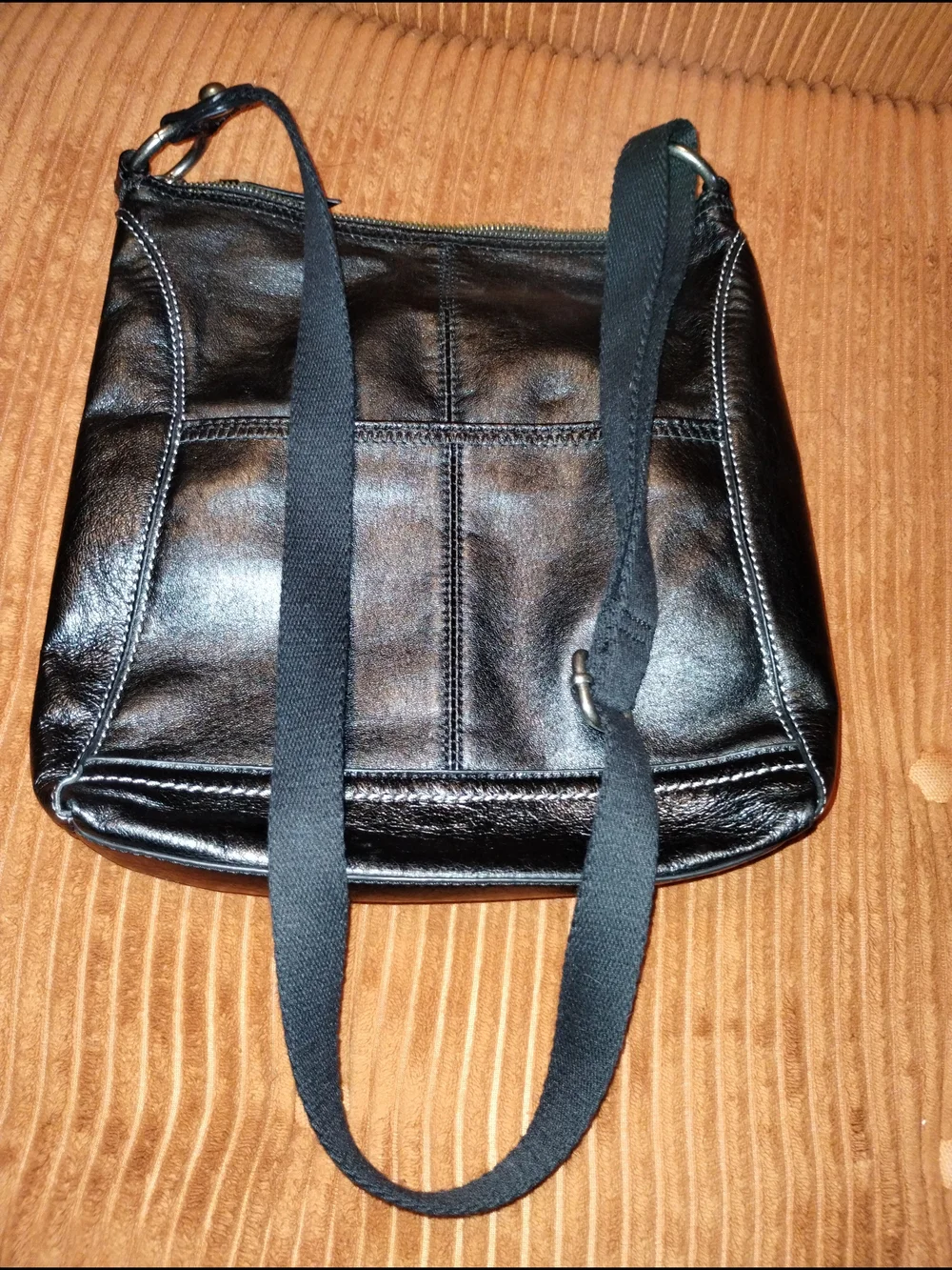 The Sak Black Leather Crossbody